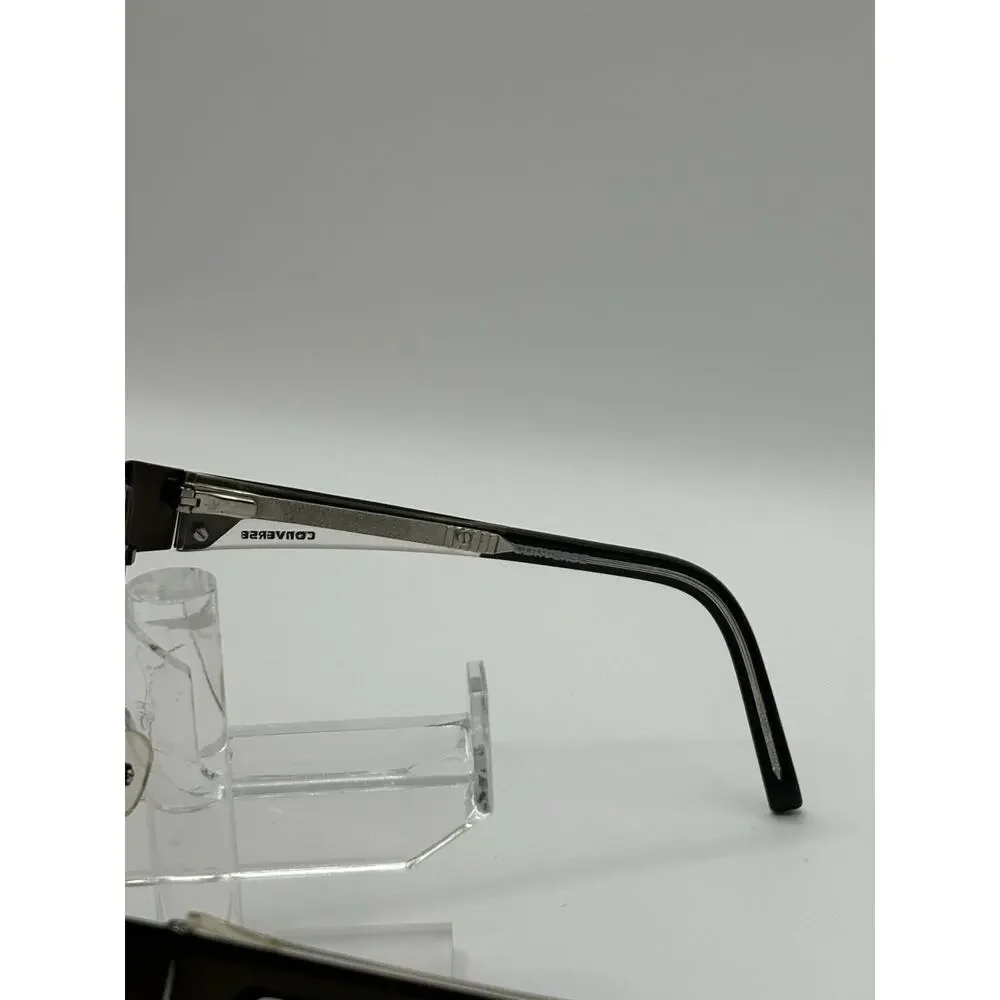 Converse Flip Book Eyeglasses Frames Dark Gunmetal 53-17 Semi Rimless Optical